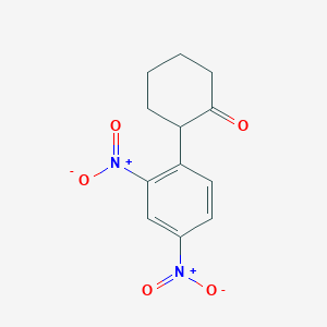molecular formula C12H12N2O5 B1303268 2-(2,4-Dinitrophenyl)cyclohexanone CAS No. 21442-55-7