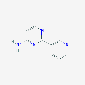 molecular formula C9H8N4 B1303270 2-(吡啶-3-基)嘧啶-4-胺 CAS No. 61310-31-4