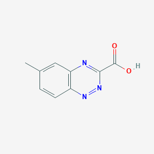 molecular formula C9H7N3O2 B13032713 6-Methylbenzo[e][1,2,4]triazine-3-carboxylicacid 