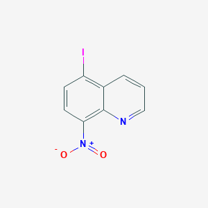 molecular formula C9H5IN2O2 B13032721 5-Iodo-8-nitroquinoline 