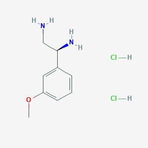 (1S)-1-(3-Methoxyphenyl)ethane-1,2-diamine 2hcl