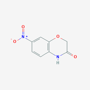 molecular formula C8H6N2O4 B1303277 7-硝基-2H-1,4-苯并恶嗪-3(4H)-酮 CAS No. 81721-86-0