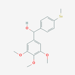 (4-(Methylselanyl)phenyl)(3,4,5-trimethoxyphenyl)methanol