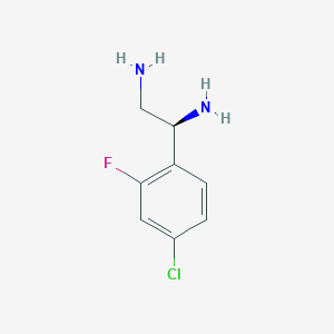 (1S)-1-(4-Chloro-2-fluorophenyl)ethane-1,2-diamine