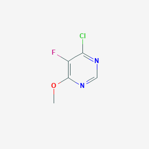 molecular formula C5H4ClFN2O B13032892 4-Chloro-5-fluoro-6-methoxypyrimidine 