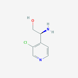 (2s)-2-Amino-2-(3-chloro(4-pyridyl))ethan-1-ol