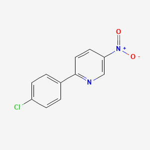 molecular formula C11H7ClN2O2 B1303291 2-(4-氯苯基)-5-硝基吡啶 CAS No. 874492-01-0