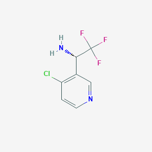 (S)-1-(4-Chloropyridin-3-YL)-2,2,2-trifluoroethan-1-amine