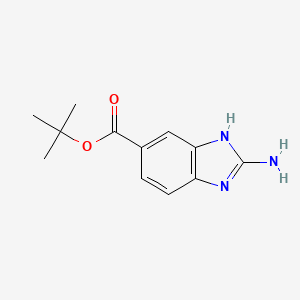 tert-Butyl 2-amino-1H-benzimidazole-6-carboxylate