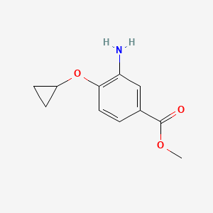 Methyl3-amino-4-cyclopropoxybenzoate