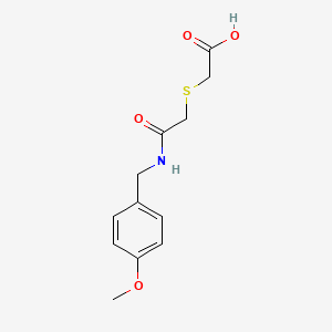 2-({2-[(4-Methoxybenzyl)amino]-2-oxoethyl}sulfanyl)acetic acid