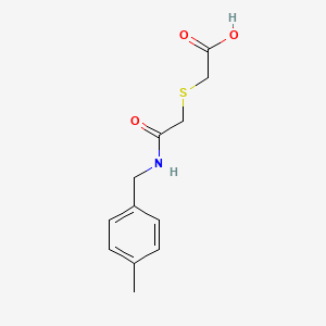 2-({2-[(4-Methylbenzyl)amino]-2-oxoethyl}sulfanyl)acetic acid