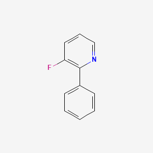 molecular formula C11H8FN B13033059 3-Fluoro-2-phenylpyridine CAS No. 1214342-78-5