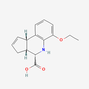 (3aR,4S,9bS)-6-ethoxy-3a,4,5,9b-tetrahydro-3H-cyclopenta[c]quinoline-4-carboxylic acid