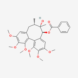 molecular formula C31H36O9 B13033107 Benzoylgomisin Q 