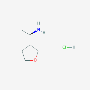 (1R)-1-(Tetrahydrofuran-3-YL)ethan-1-amine hcl