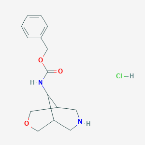 Benzyl 3-oxa-7-azabicyclo[3.3.1]nonan-9-ylcarbamate hcl