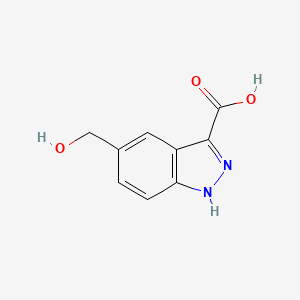 5-(Hydroxymethyl)-1H-indazole-3-carboxylic acid