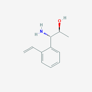 (1S,2S)-1-Amino-1-(2-ethenylphenyl)propan-2-OL