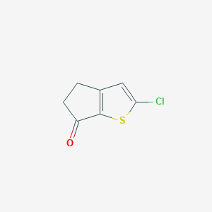 2-Chloro-4H-cyclopenta[b]thiophen-6(5H)-one