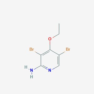 3,5-Dibromo-4-ethoxypyridin-2-amine