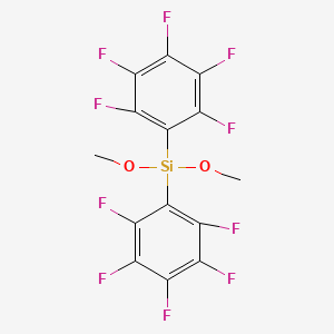Dimethoxybis(pentafluorophenyl)silane