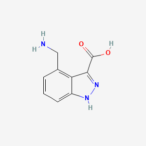 4-(Aminomethyl)-1H-indazole-3-carboxylic acid