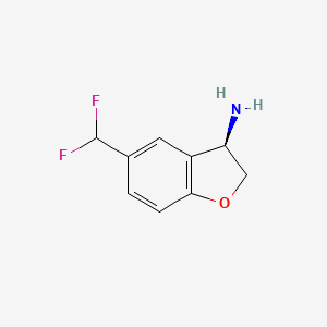 (3R)-5-(Difluoromethyl)-2,3-dihydrobenzo[B]furan-3-ylamine