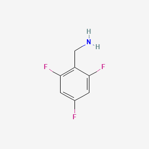 molecular formula C7H6F3N B1303332 (2,4,6-Trifluorophenyl)methanamine CAS No. 214759-21-4
