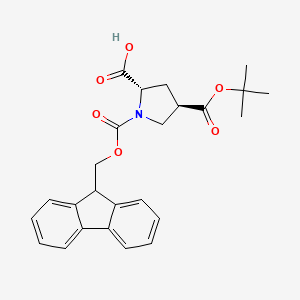 (2S,4R)-1-(((9H-Fluoren-9-yl)methoxy)carbonyl)-4-(tert-butoxycarbonyl)pyrrolidine-2-carboxylic acid