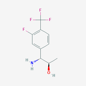 (1R,2R)-1-Amino-1-[3-fluoro-4-(trifluoromethyl)phenyl]propan-2-OL