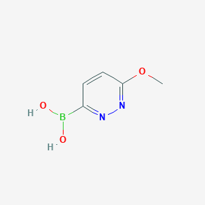 molecular formula C5H7BN2O3 B13033432 (6-Methoxypyridazin-3-yl)boronic acid 