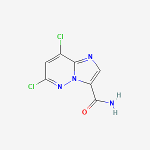 6,8-Dichloroimidazo[1,2-b]pyridazine-3-carboxamide