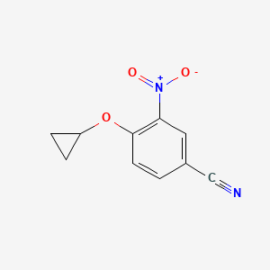 4-Cyclopropoxy-3-nitrobenzonitrile