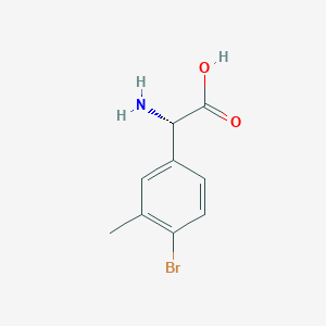 (S)-2-Amino-2-(4-bromo-3-methylphenyl)aceticacidhcl