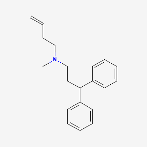 molecular formula C20H25N B13033612 Lercanidipine-D impurity 2 