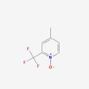 4-Methyl-2-(trifluoromethyl)pyridine 1-oxide