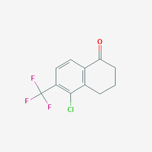 5-Chloro-6-(trifluoromethyl)-3,4-dihydronaphthalen-1(2H)-one