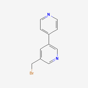 5-(Bromomethyl)-3,4'-bipyridine