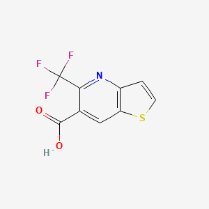 molecular formula C9H4F3NO2S B1303371 5-(Trifluoromethyl)thieno[3,2-b]pyridine-6-carboxylic acid CAS No. 243977-22-2