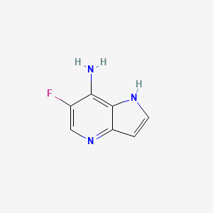 6-fluoro-1H-pyrrolo[3,2-b]pyridin-7-amine