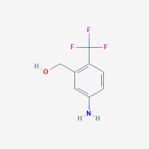 (5-Amino-2-(trifluoromethyl)phenyl)methanol