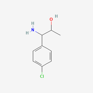 1-Amino-1-(4-chlorophenyl)propan-2-OL