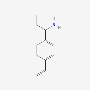 1-(4-Vinylphenyl)propan-1-amine