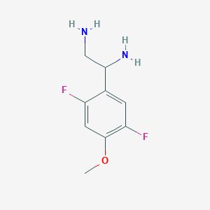 1-(2,5-Difluoro-4-methoxyphenyl)ethane-1,2-diamine