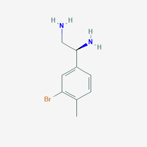 (1S)-1-(3-bromo-4-methylphenyl)ethane-1,2-diamine