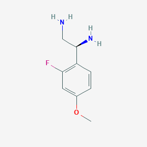 (1S)-1-(2-Fluoro-4-methoxyphenyl)ethane-1,2-diamine