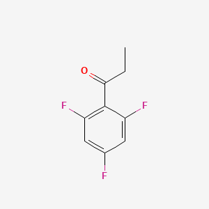 molecular formula C9H7F3O B1303398 1-(2,4,6-Trifluorophenyl)propan-1-one CAS No. 220141-69-5
