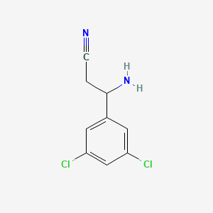 3-Amino-3-(3,5-dichlorophenyl)propanenitrile