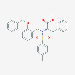 Methyl 2-(N-(2-(benzyloxy)benzyl)-4-methylphenylsulfonamido)-3-phenylpropanoate